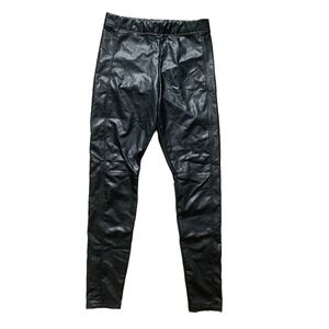 Express Faux Leather Black Leggings M